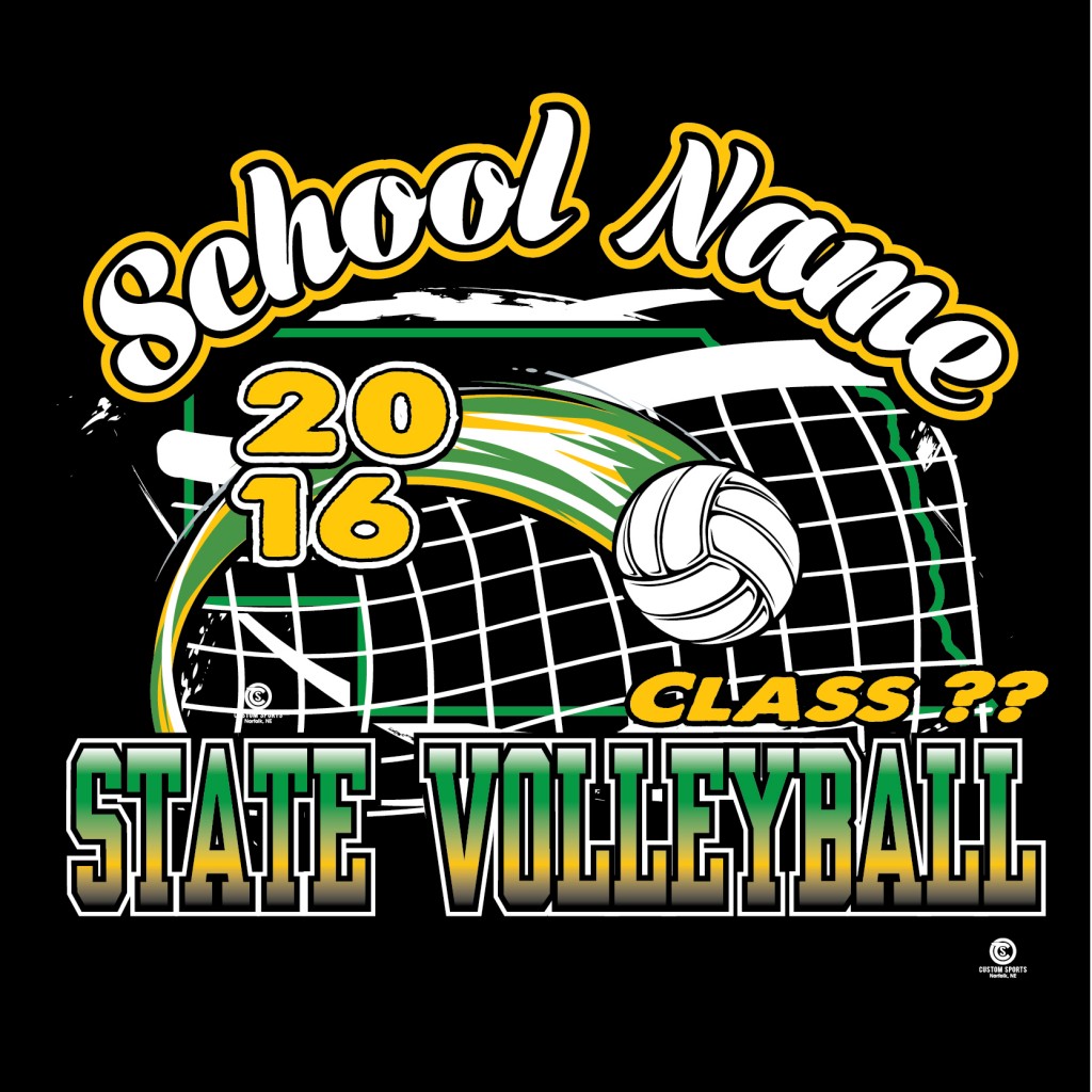 Volleyball T-Shirt Designs — Custom Sports